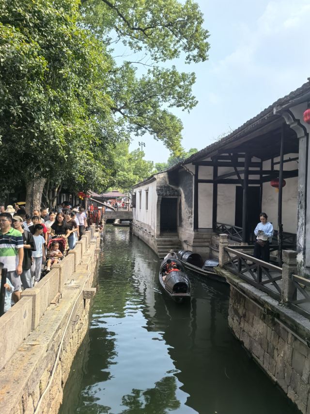 八字桥乌篷船码头旅行图片 6