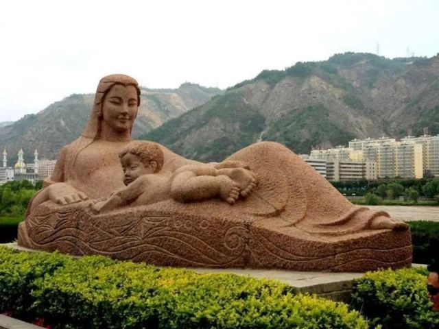 黄河母亲雕塑旅行图片 1