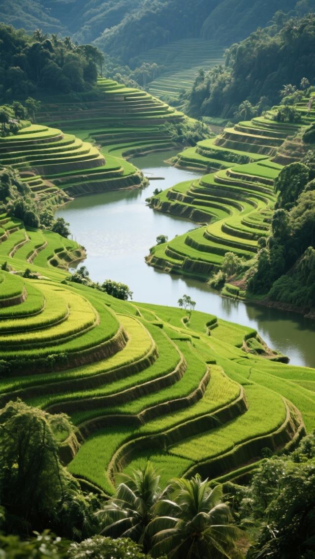 牙胡梯田景区旅行图片 1