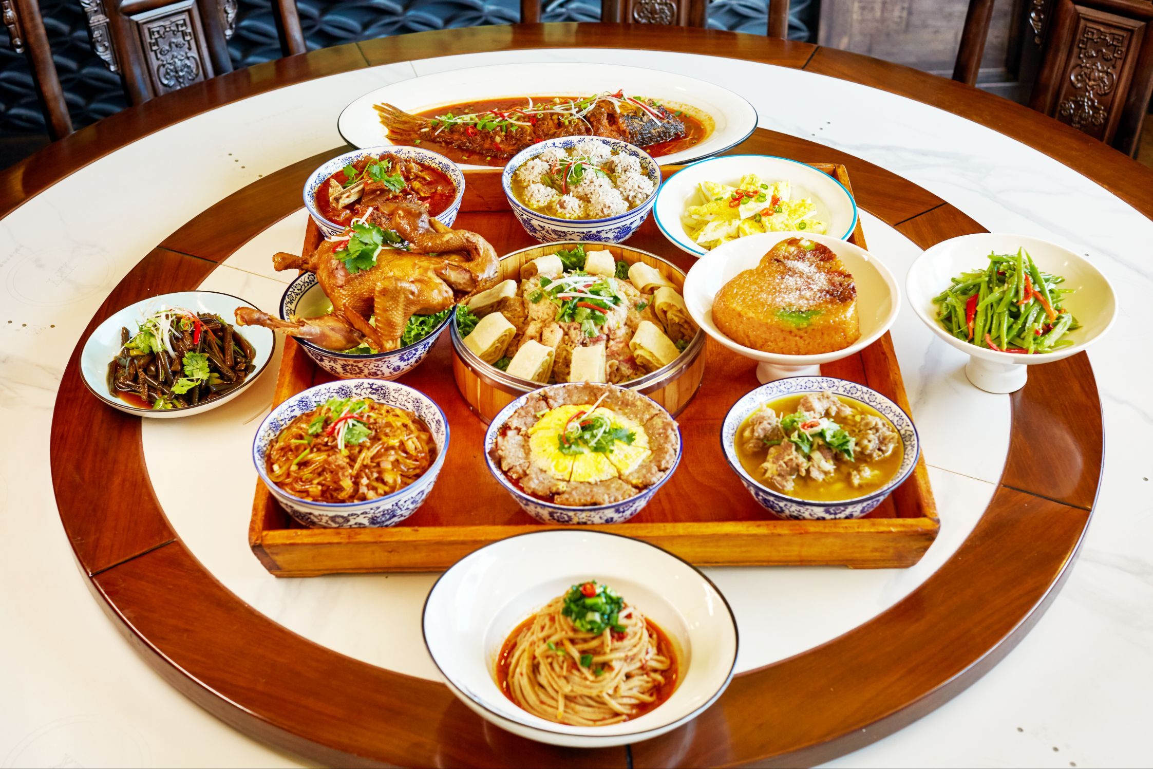 将台红红色文化主题餐饮餐厅图片