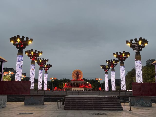 江南大雁塔北广场不夜城大唐芙蓉园观景房实图拍摄旅行图片 4