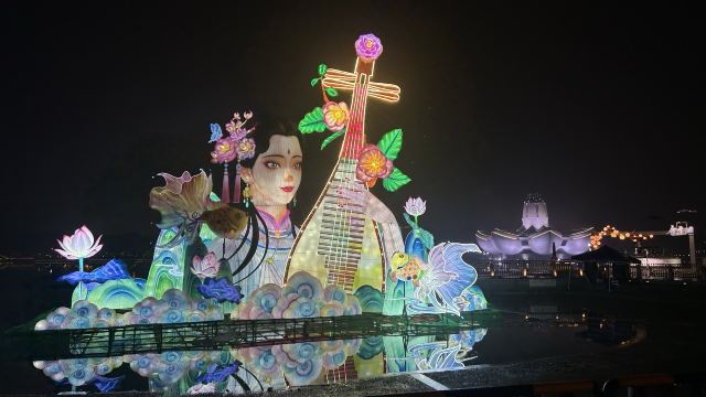 金平湖灯秀旅行图片 3