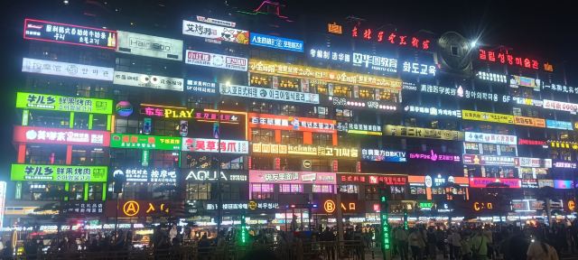 延边大学网红弹幕墙旅行图片 1