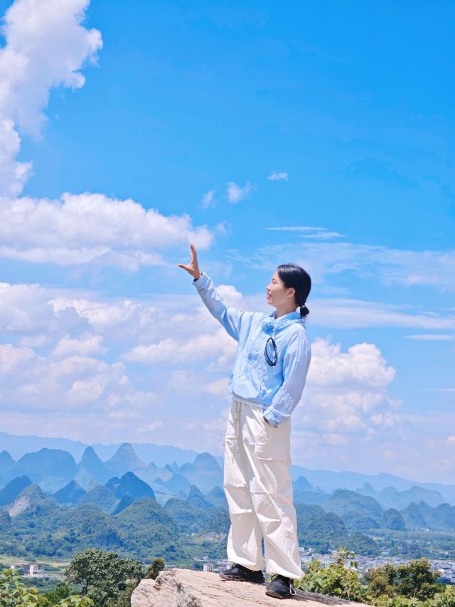 千里江山图大型水墨画打卡地旅行图片 3