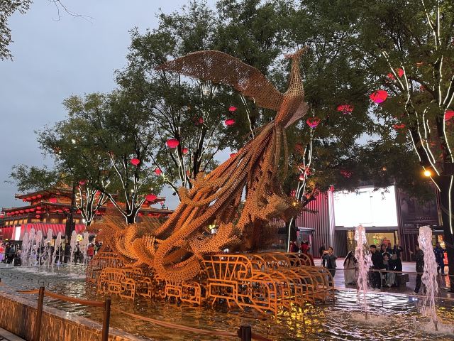 江南大雁塔北广场不夜城大唐芙蓉园观景房实图拍摄旅行图片 3