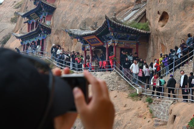 马蹄寺北寺石窟旅行图片 3
