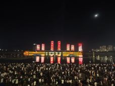 康巴什乌兰木伦湖音乐喷泉-鄂尔多斯-根号玖