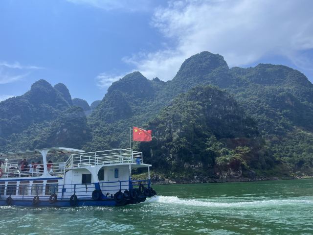 万峰湖红椿船舶旅游乘船区旅行图片 7