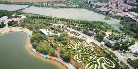 衡水湖濕地公園-九州廣場