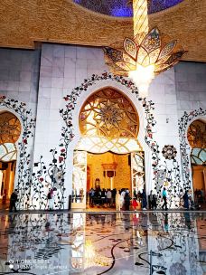 谢赫扎耶德大清真寺-阿布扎比-郭润龙浪迹天涯