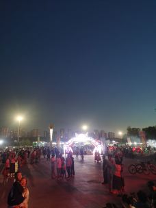 康巴什乌兰木伦湖音乐喷泉-鄂尔多斯-YoYo_4N7E8S8L