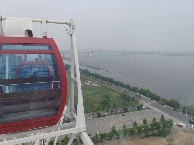 丹东之眼中国边境摩天轮公园旅行图片 2