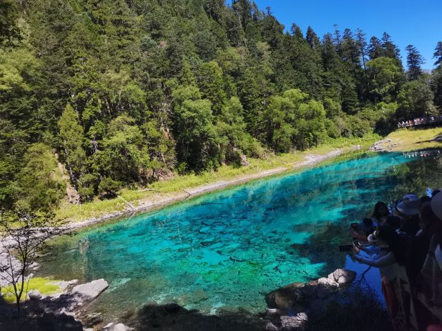 九寨沟景区五彩池观景台旅行图片 6