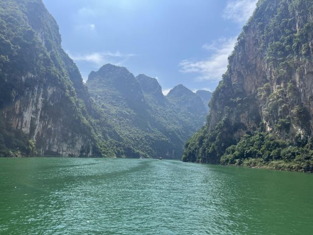 万峰湖红椿船舶旅游乘船区旅行图片 1