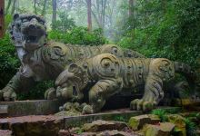 虎跑雕像景点图片