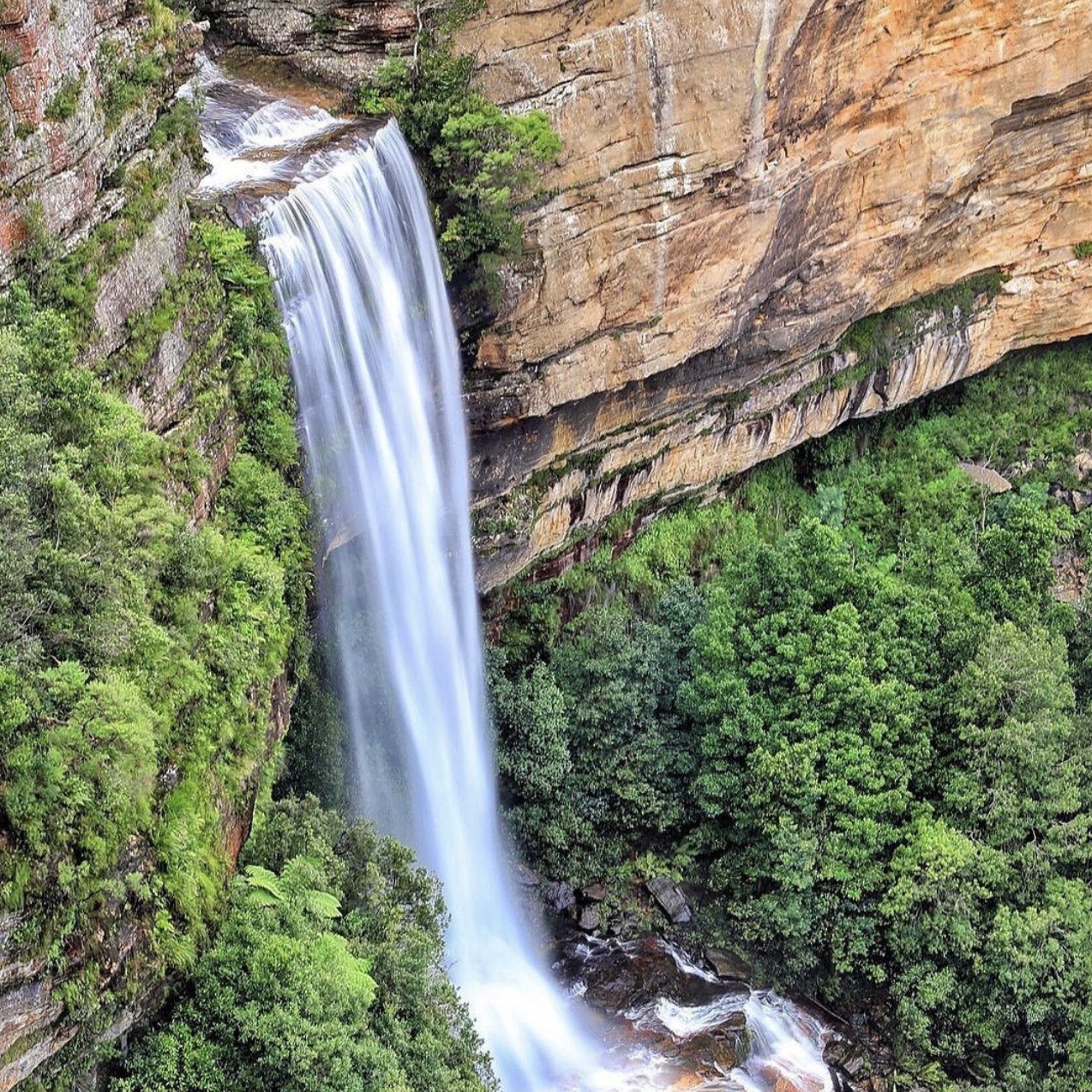 【蓝山景区】卡通巴瀑布：蓝山山脉中最美丽的瀑布之一,壮观150米落差，必去打卡点