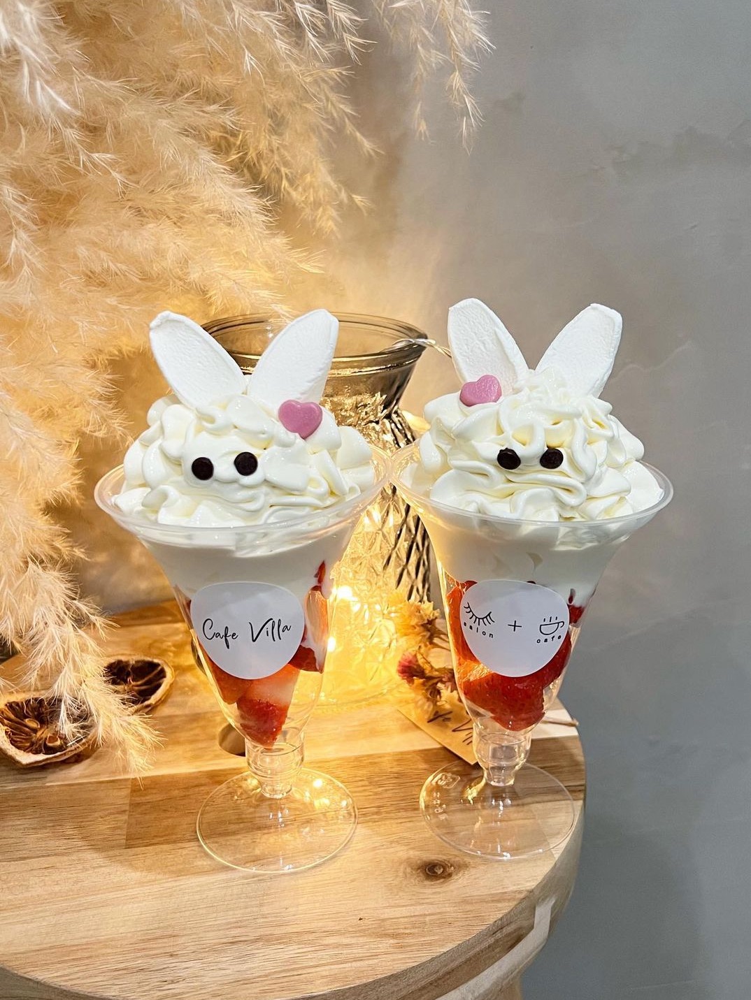 [福冈咖啡馆]非常可爱的褶边软冰淇淋!兔子图案不可抗拒♡
