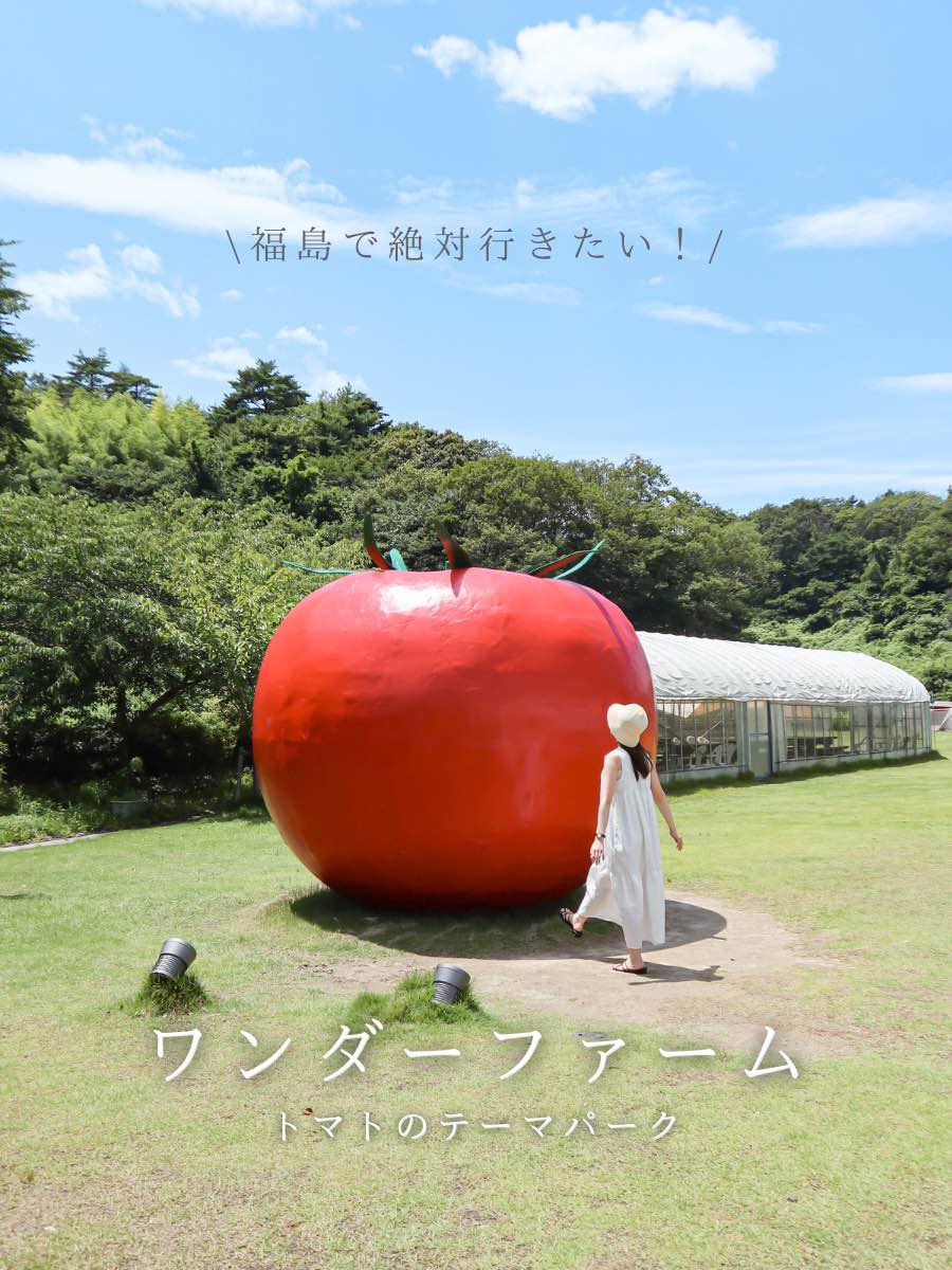 [福岛]西红柿主题公园!?🍅🎢从照片点到番茄狩猎的鲜为人知的景点🥫✨