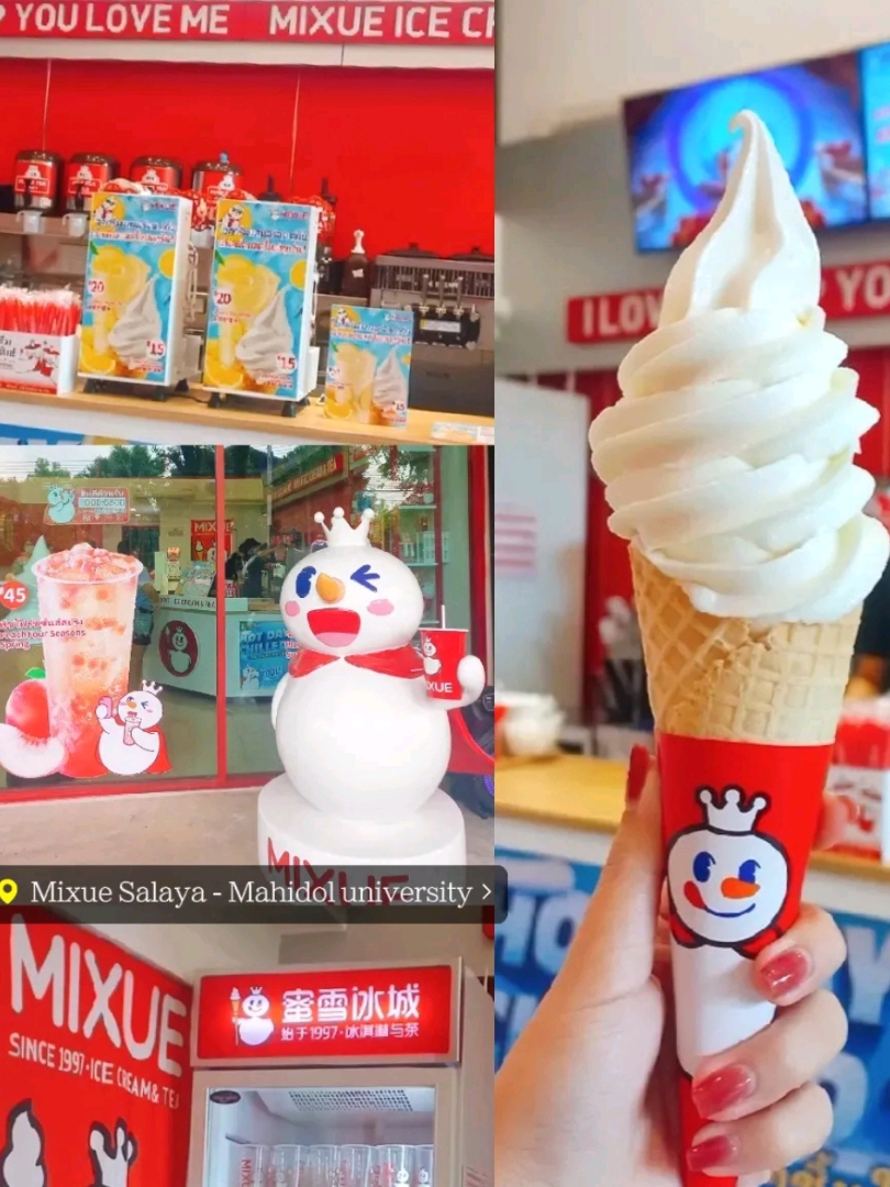 ࣪𖤐 来自中国的著名冰淇淋– MIXUE Thailand