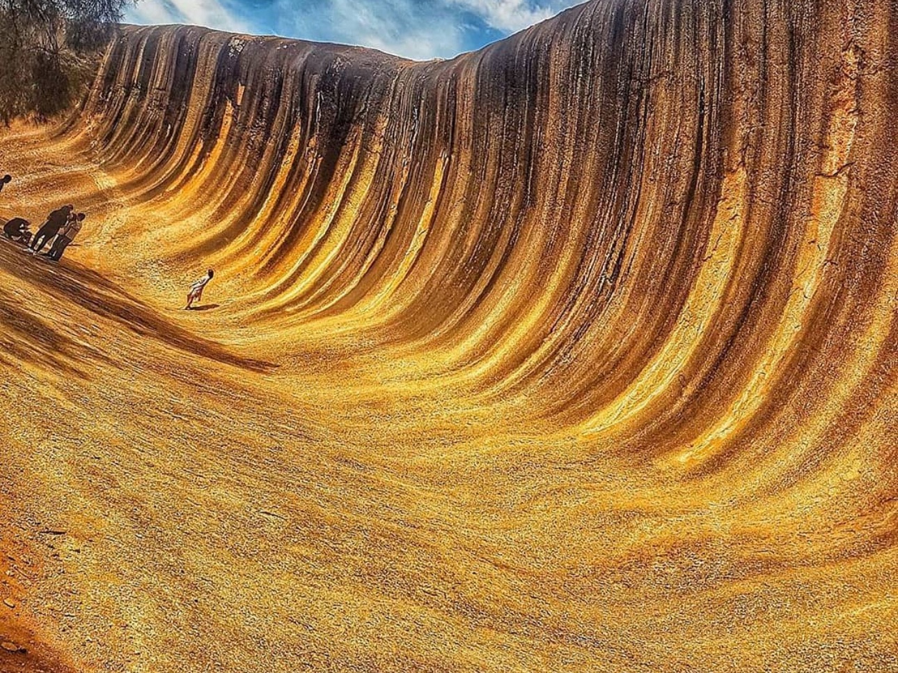 【澳洲】波浪岩岩：世界第8大奇景，壮观景点