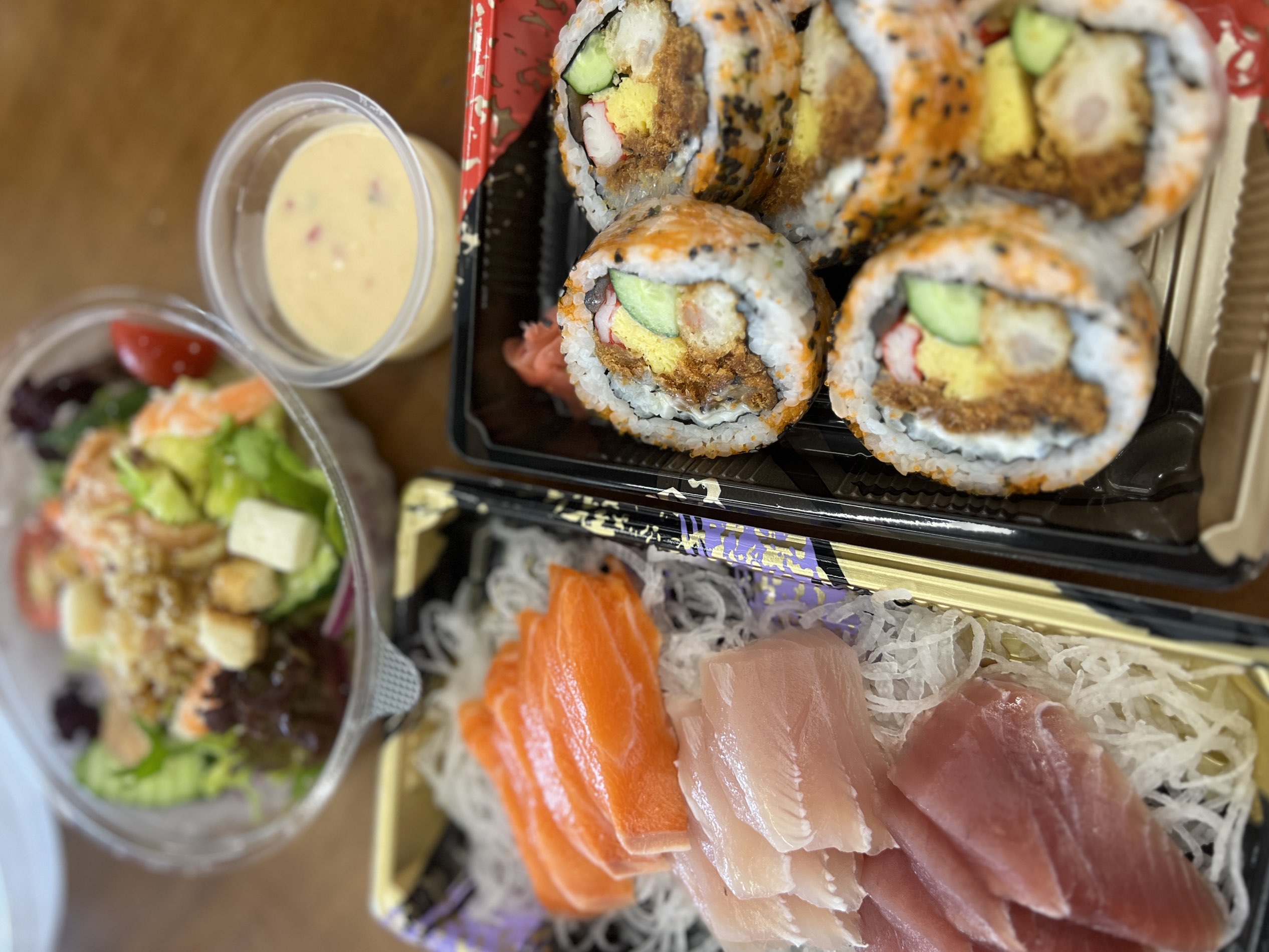 彰化鹿港天后水产｜现做日本料理，生鱼片、沙拉、寿司，还可以带生鲜产品回家