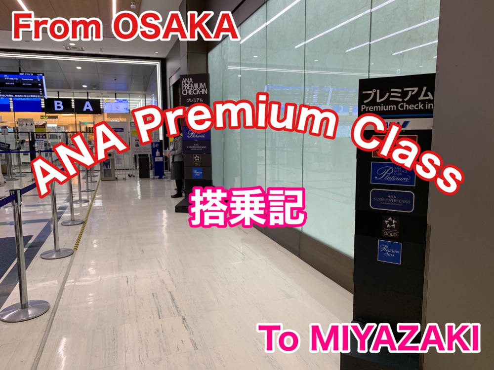 大阪 大阪观光 从伊丹机场到宫崎九重葛机场乘坐ANA高级班舒适的航班!