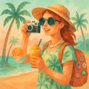 旅小洋椰洛洛子