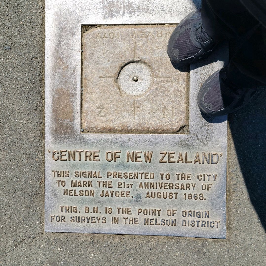 站在新西兰的中心!