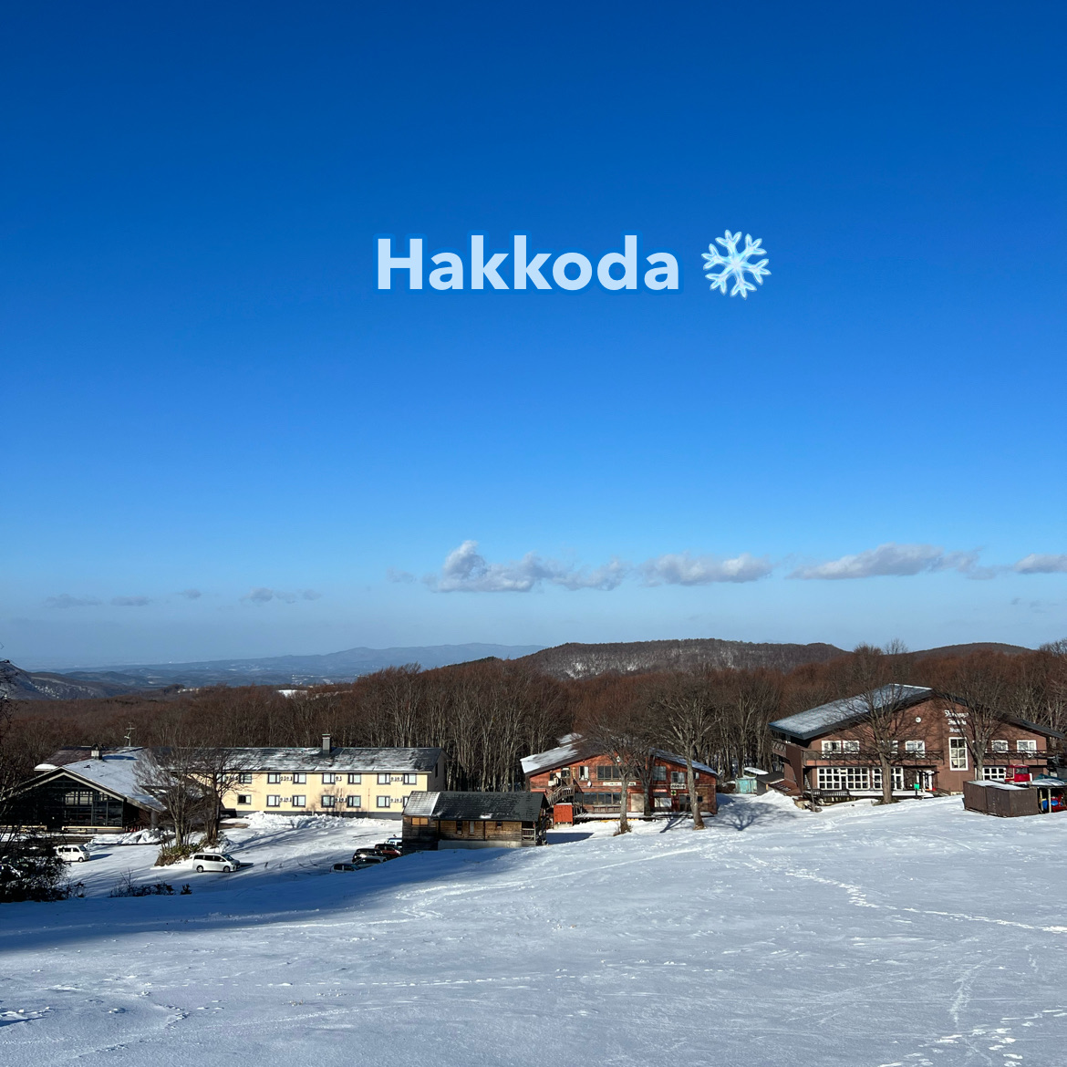 我们乘坐Hakkoda