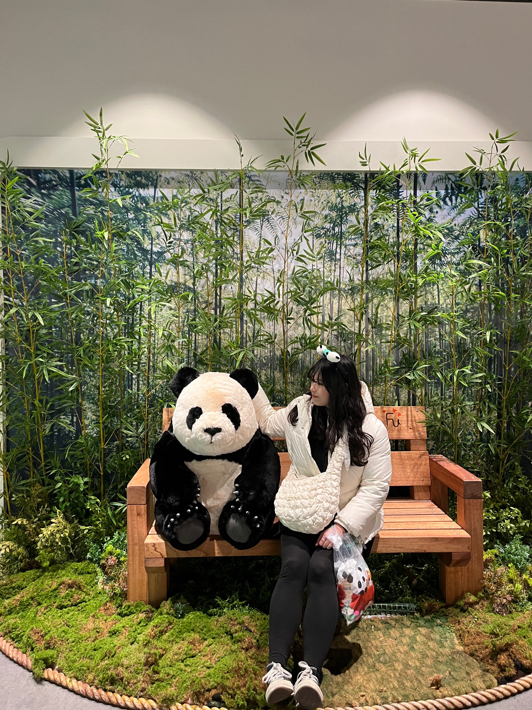 在龙仁爱宝乐园充满可爱熊猫🐼的回忆🎡