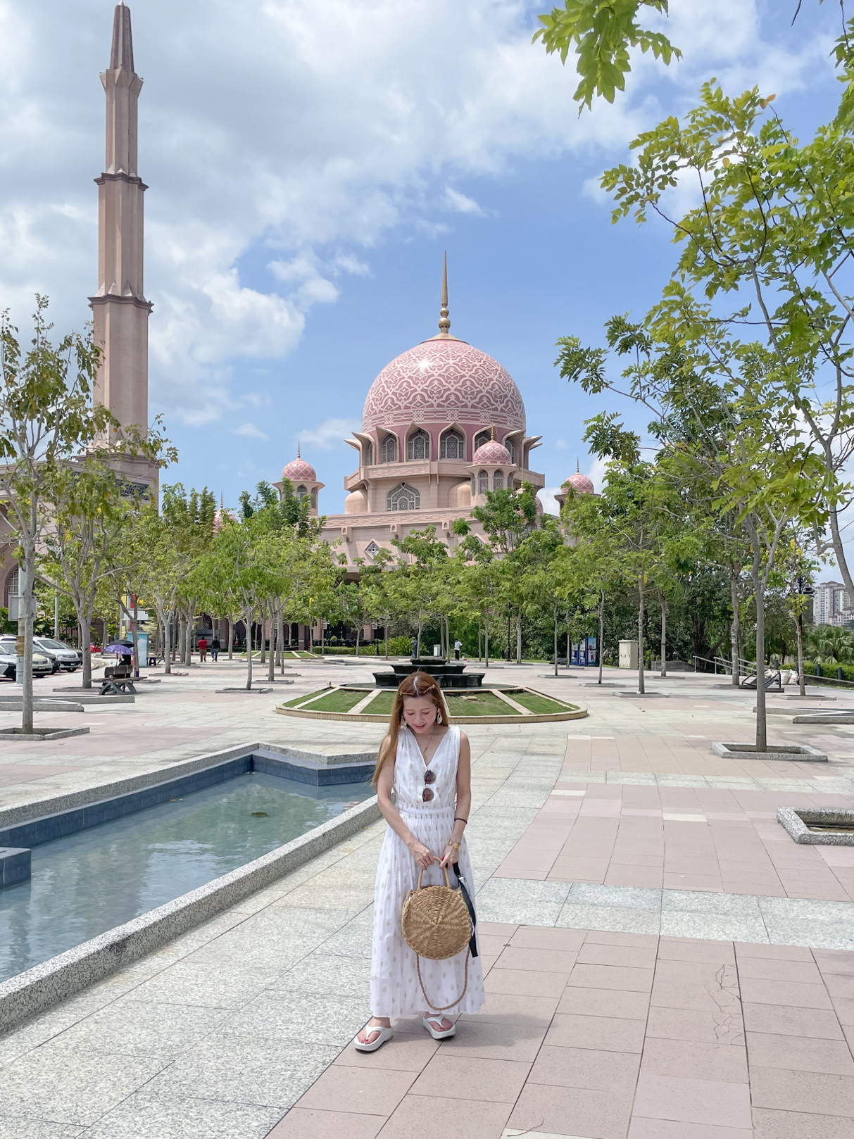 马来西亚太漂亮的粉红色清真寺