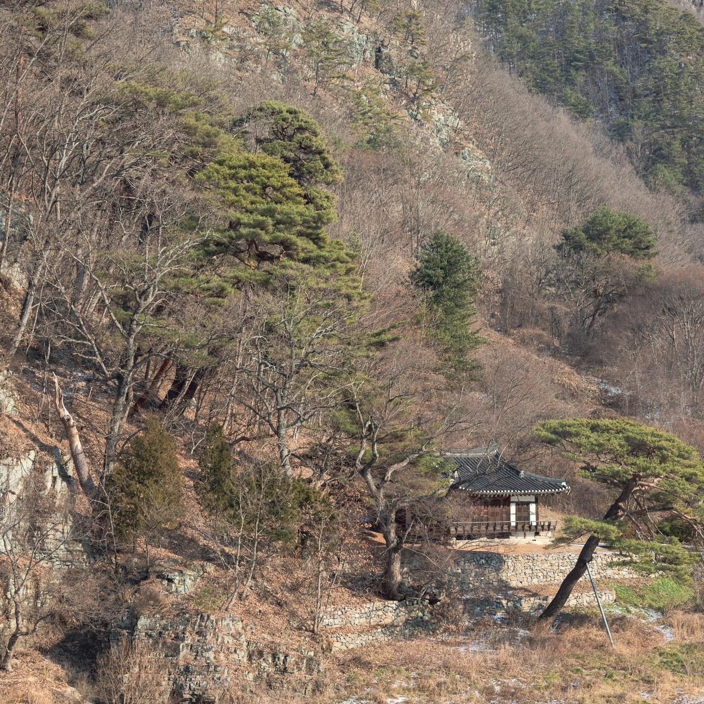 冬季前往Gosanjeong的旅程