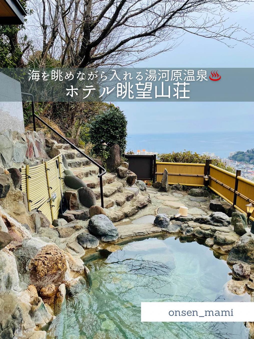 [神奈川汤河原温泉]从山上眺望的私人温泉♨️
