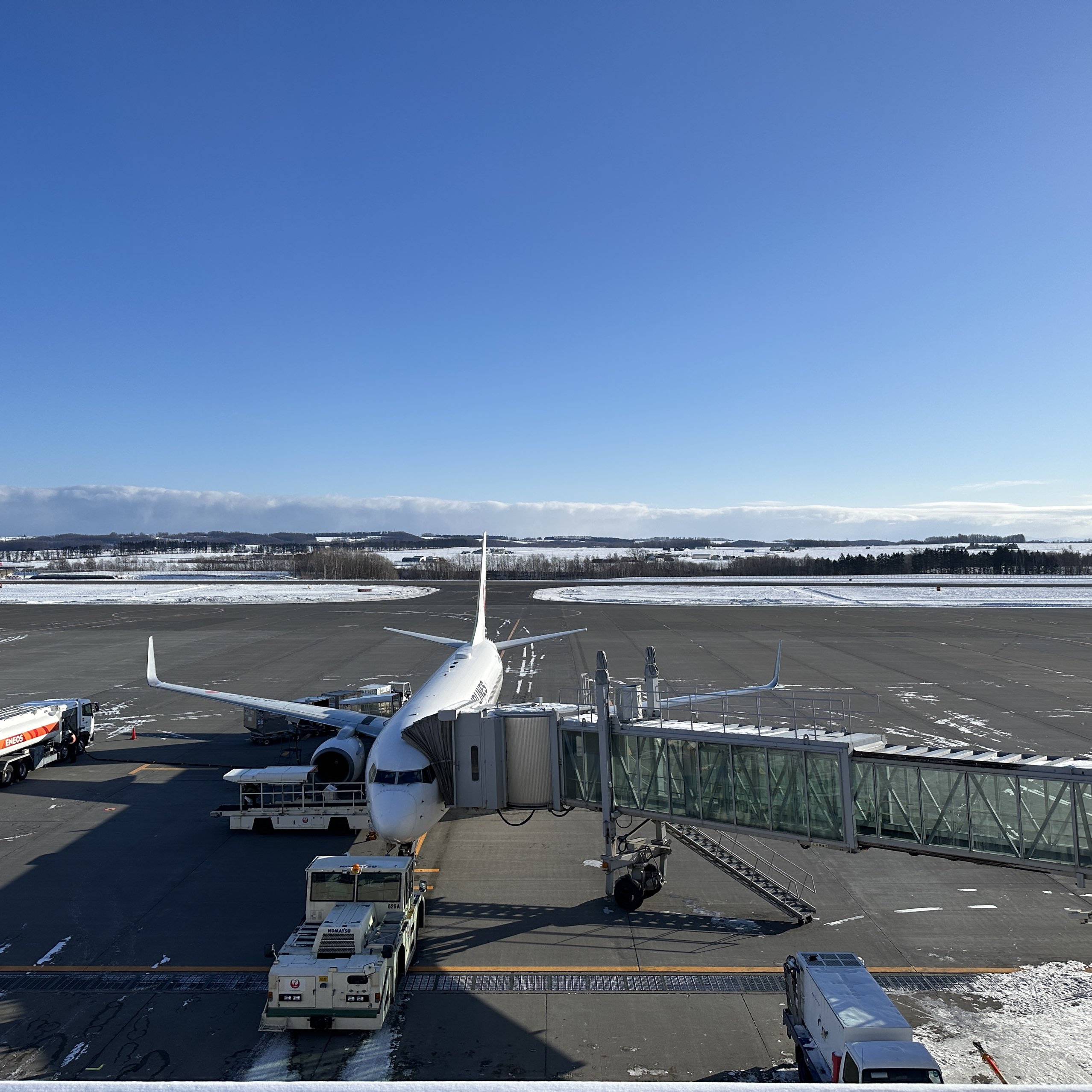 【北海道】美丽的白银机场!