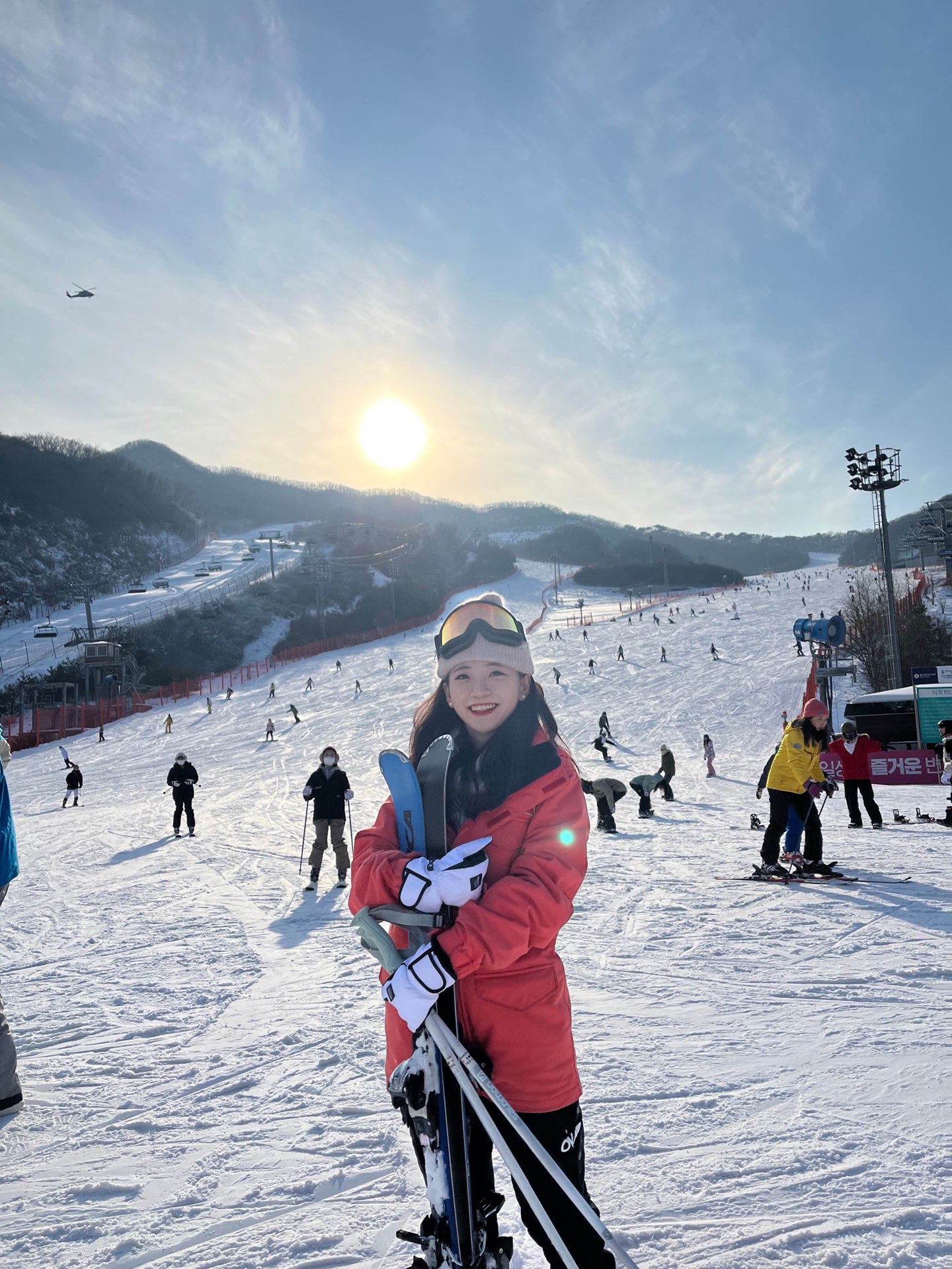 从首尔一小时就可以到达的滑雪场Konjiam Resort⛷️
