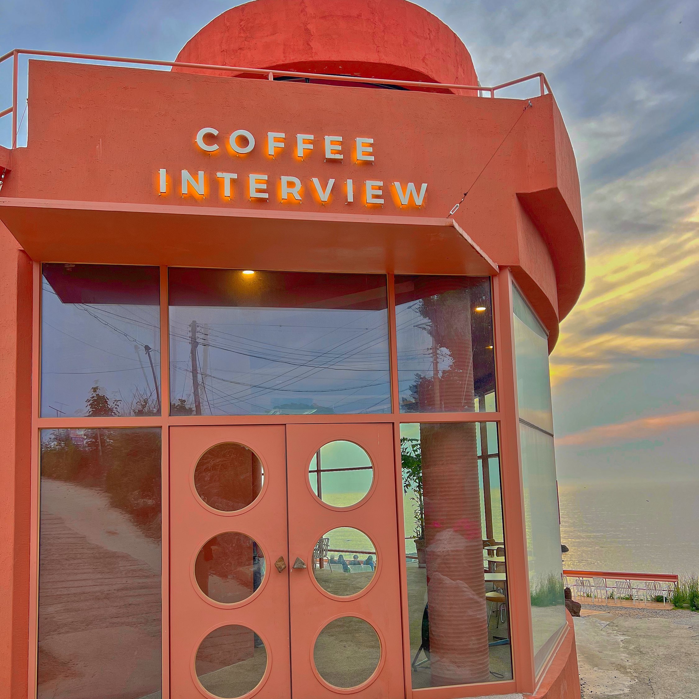 泰安海浪海景咖啡厅咖啡采访☕️