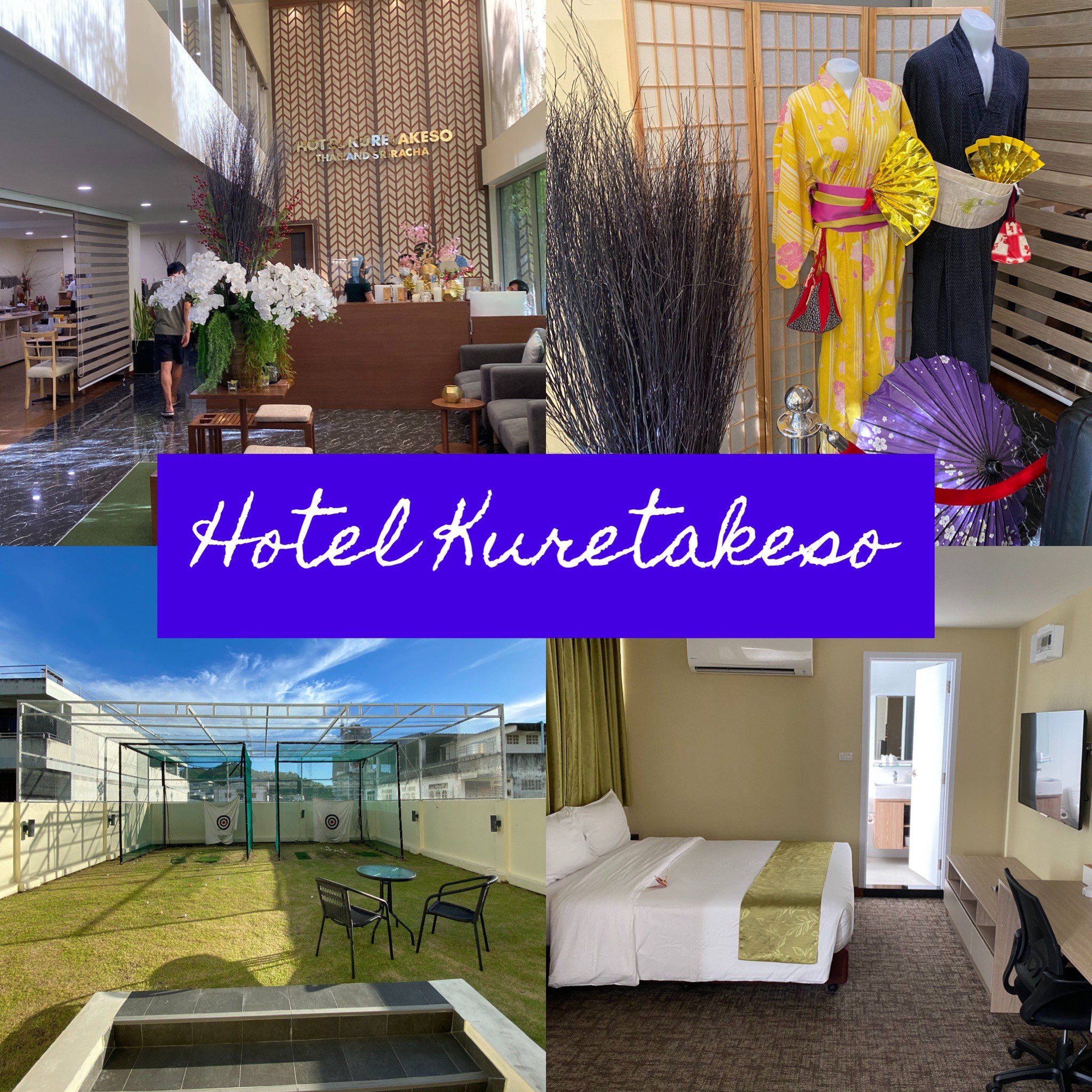 Kuretakeso Hotel, Sriracha的日本氛围酒店