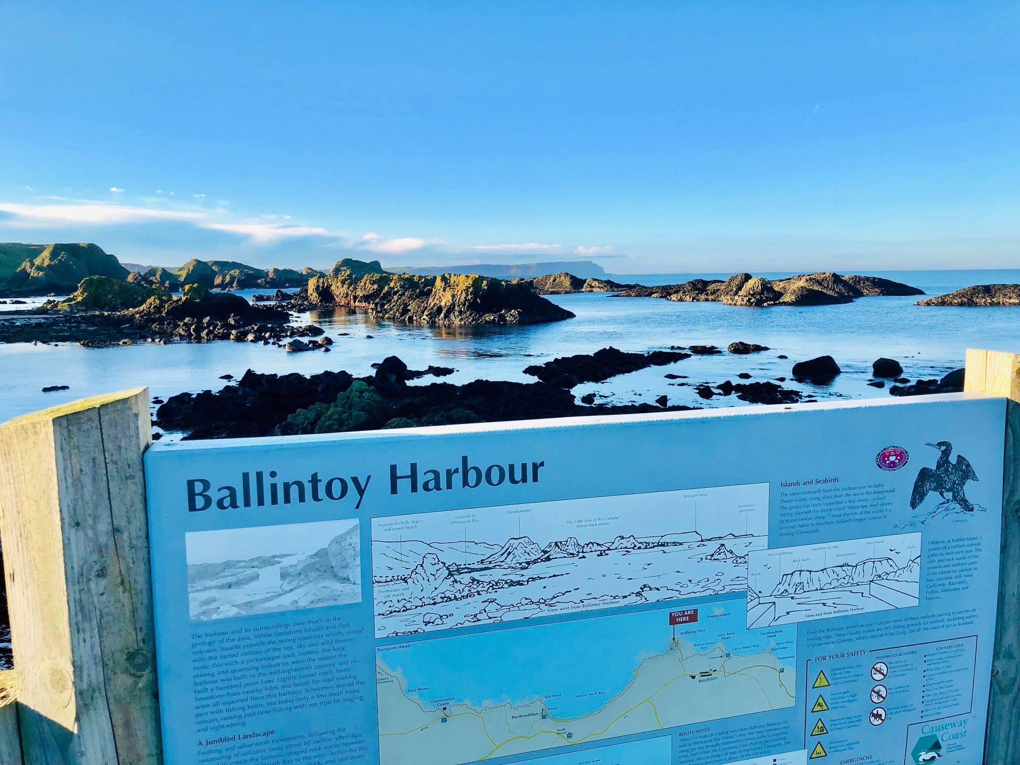 Ballintoy 港 - 北爱尔兰,英国