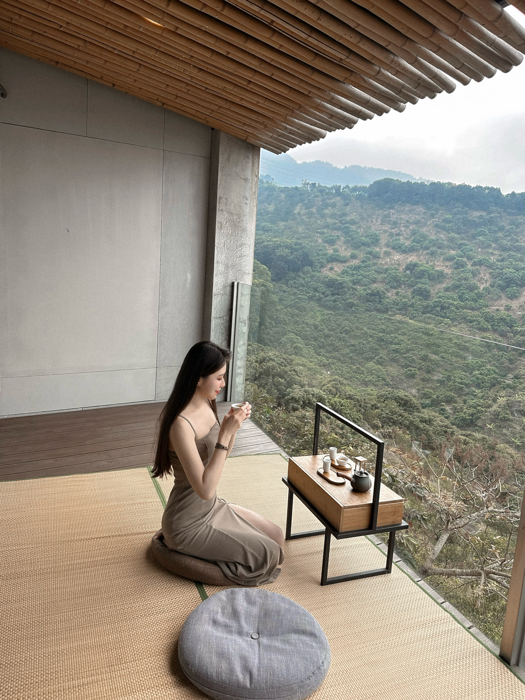 台南住宿/可边泡茶边欣赏美景的阳台⛰️