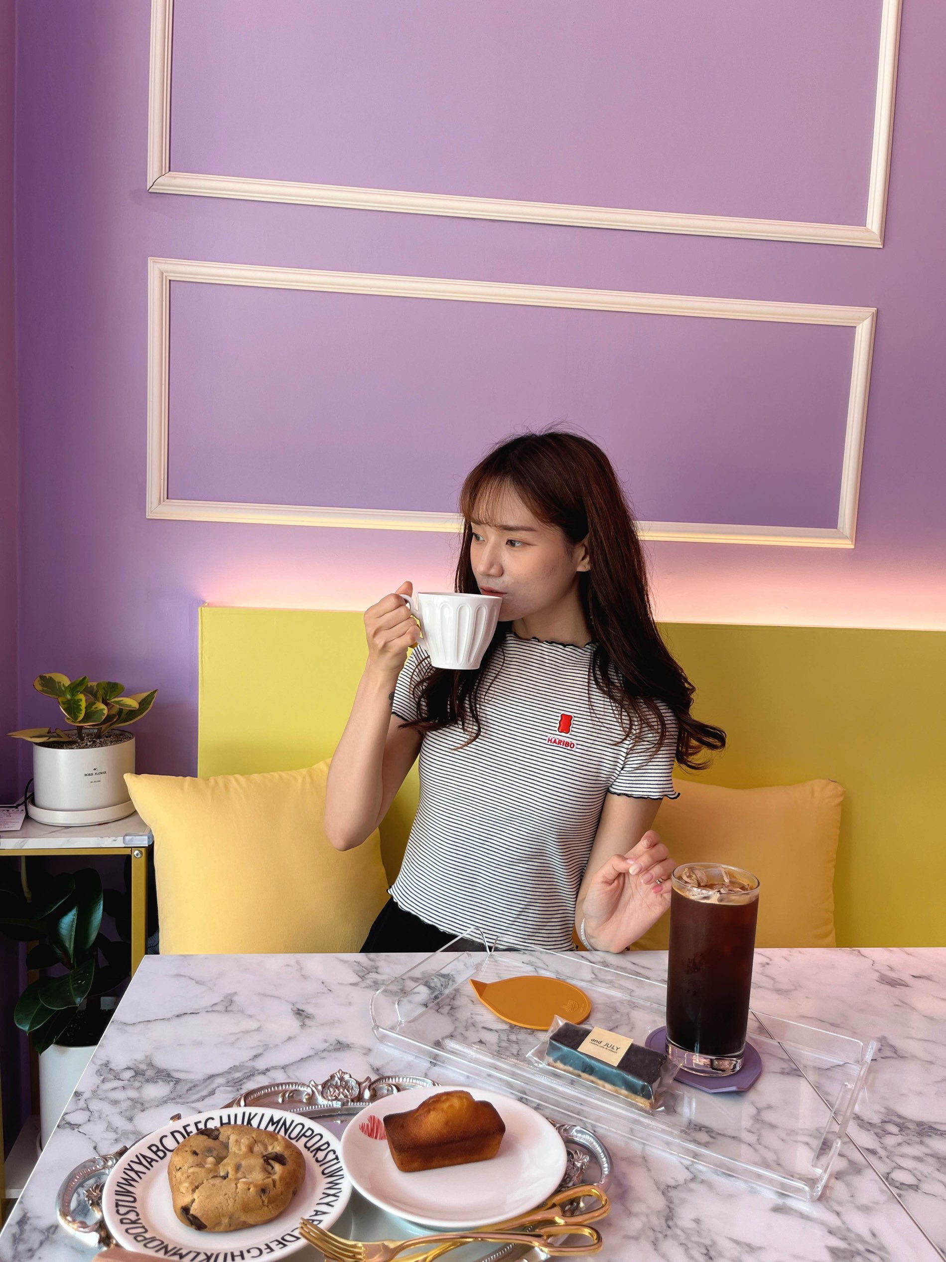 紫色感性甜点咖啡厅🍪
