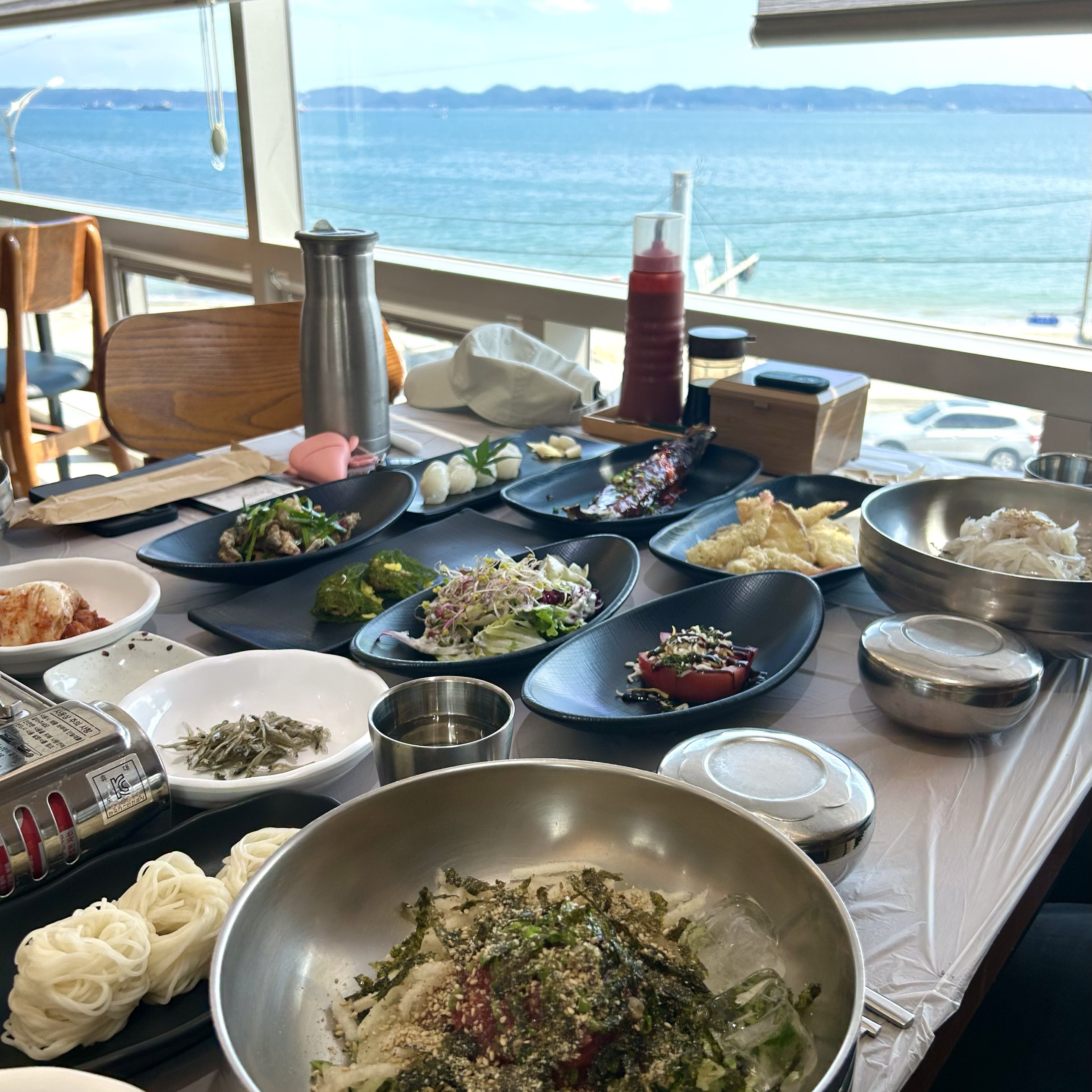 浦港海景水生鱼片餐厅,大海湾🐠🐟
