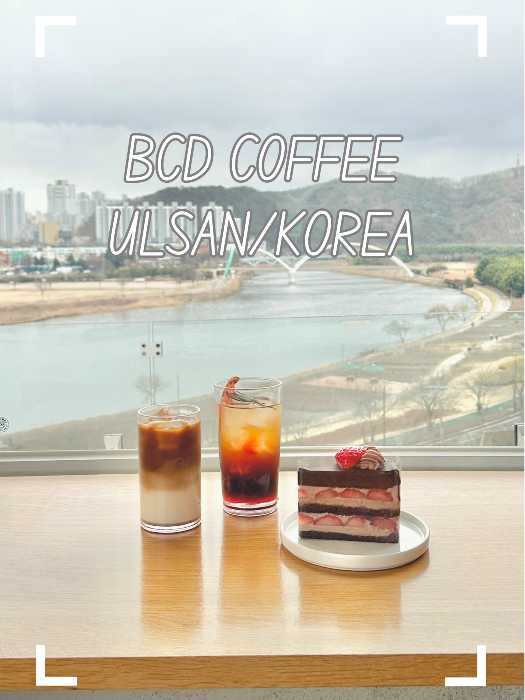 [韩国/蔚山/咖啡厅]山上的风景优美的咖啡厅☕️