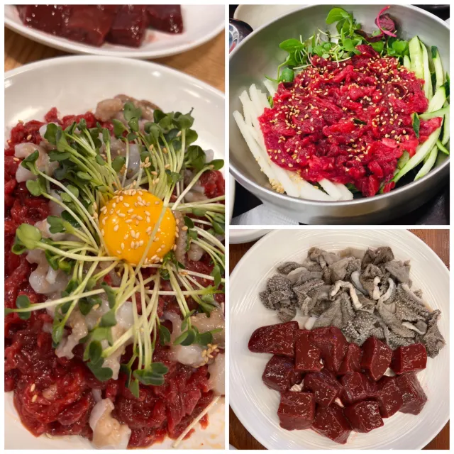 ユッケ・レバ刺し・サンナクチ