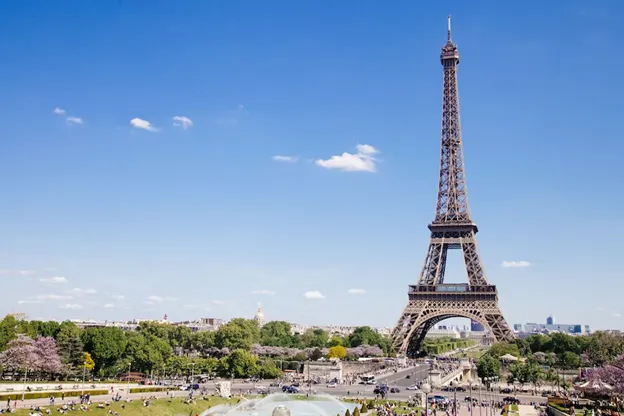 Eiffel Tower and the cityscape in Paris