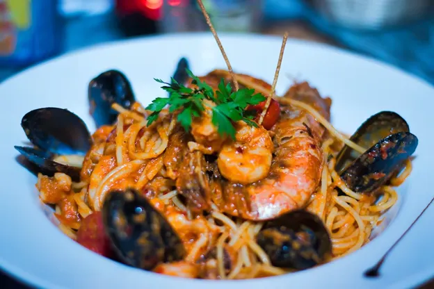 Seafood pasta