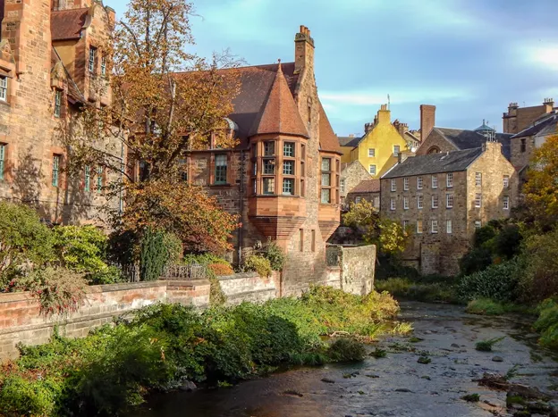 Dean Village in Edinburgh