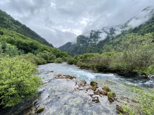 九寨沟景区五彩池观景台旅行图片 3