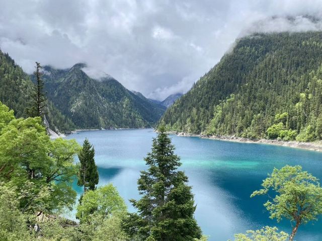 九寨沟景区五彩池观景台旅行图片 1