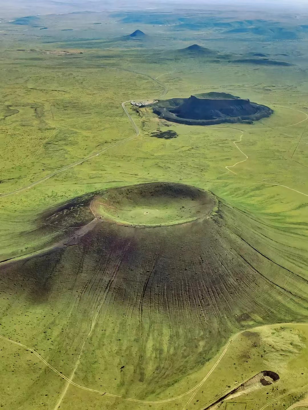 最美草原火山