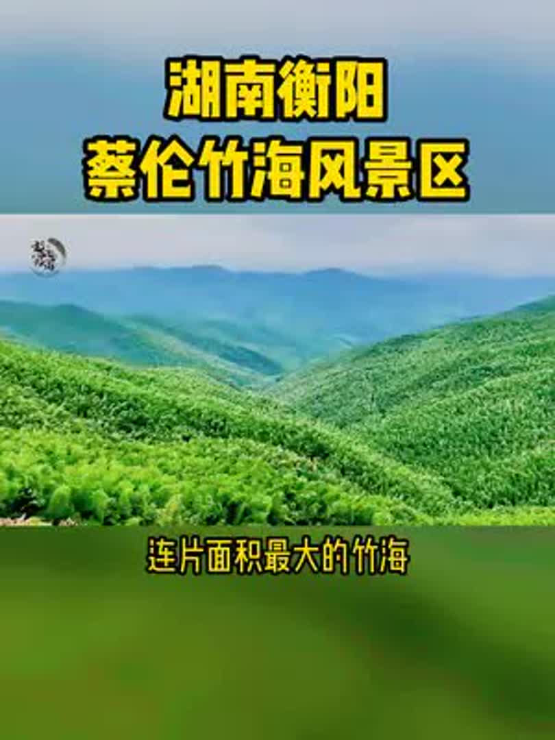 蔡伦竹海风景区位于湖南省衡阳市